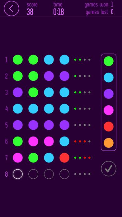 Mastermind Pro iPhone Screenshot