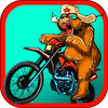 Russian Bear Motorcycle Traffic Race app icon