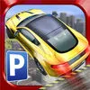 Roof Jumping Parking Sim 2 a Real Car Racing Stunt Driving Game App icon