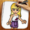 Easy Draw Lego Friends Edition app icon