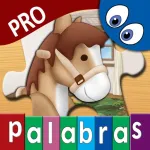 Spanish First Words Book and Kids Puzzles Box Pro Kids Favorite Learning Games in an Interactive Playing Room App icon