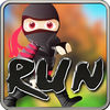 Ninja running games 3d app icon