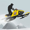 Snowmobile mountain trails hardcore racing app icon