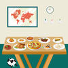 世界美食宝宝最爱玩的益智游戏 app icon
