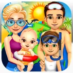 Family Salon DressUp Kids Games Girl and Boy