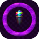 Purple Gravity Circle App Icon