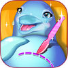 Ocean Dolphin Baby Birth Simulator app icon