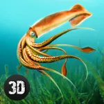 Squid Simulator: Underwater Animal Life 3D App icon