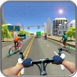 Bicycle City Rider Endless Highway Racer