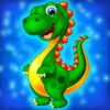 Dinosaur swap puzzle icon