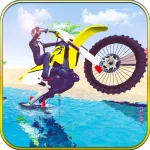 Kids Water Motorbike Surfing and Fun Game