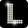 Diamond letter L app icon