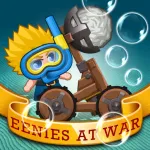 Eenies at War: Worms style online mmo battle with angry birds feel App Icon