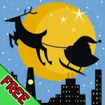 Santa in the City 3D Christmas Game plus Countdown FREE App icon