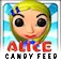 Alice Candy Feed ( Alice In Wonderland Cartoon Physics Game  Games For Kids ) App Icon