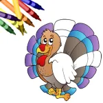 Thanksgiving Coloring Book App icon