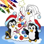 Christmas Coloring Book App icon