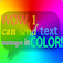 Colored Bubble Texting