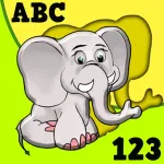 Kids 1st shape puzzle – learn animals, alphabets, numbers App Icon