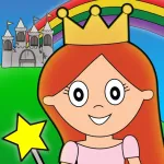 Princess Fairy Tale Coloring Wonderland for Kids and Family Preschool Ultimate Edition App icon