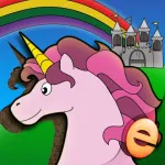 Princess Fairy Tale Puzzle Wonderland for Kids and Family Preschool Free App icon