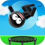 Stickman Trampoline FREE App icon