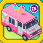 Amazing Ice Cream Truck Game with Alex and Dora: Kids Vehicles 2 App icon