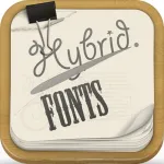 Hybrid Fonts App icon