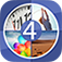 أربعة صور وكلمة app icon