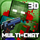 Pixel Survival: ONLINE Multi plusChat Weapon Gun Block Shooter app icon