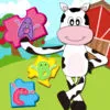 Farm Animal Puzzles  Educational Preschool Learning Games for Kids and Toddlers
