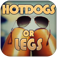 Hot dogs or legs skinny selfie ? popular meme edition app icon