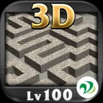 3D Maze Level 100 ios icon