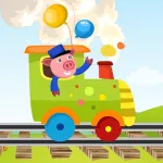 A Find the Shadow Game for Children: Learn and Play with Animals Boarding a Train App icon