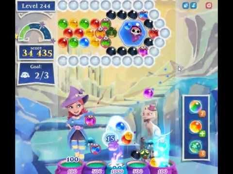 Video guide by skillgaming: Bubble Witch Saga 2 Level 244 #bubblewitchsaga