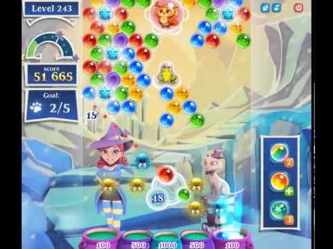 Video guide by skillgaming: Bubble Witch Saga 2 Level 243 #bubblewitchsaga