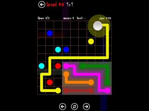 Video guide by TheDorsab3: Flow Free 9x9 level 45 #flowfree