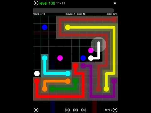 Video guide by iOS-Help: Flow Free 11x11 level 130 #flowfree