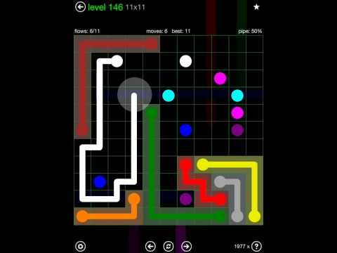 Video guide by iOS-Help: Flow Free 11x11 level 146 #flowfree