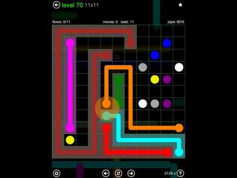 Video guide by iOS-Help: Flow Free 11x11 level 70 #flowfree