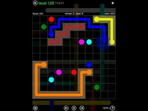 Video guide by iOS-Help: Flow Free 11x11 level 126 #flowfree