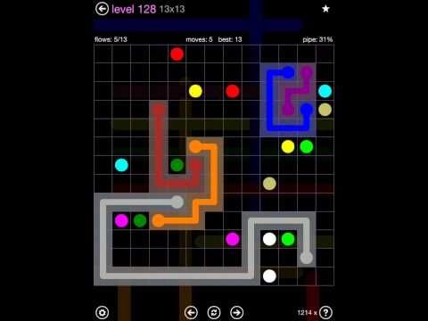 Video guide by iOS-Help: Flow Free 13x13 level 128 #flowfree