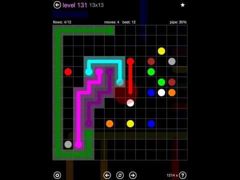 Video guide by iOS-Help: Flow Free 13x13 level 131 #flowfree
