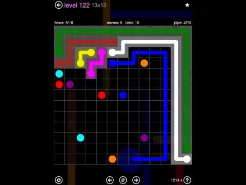 Video guide by iOS-Help: Flow Free 13x13 level 122 #flowfree