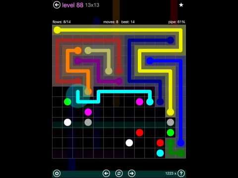 Video guide by iOS-Help: Flow Free 13x13 level 88 #flowfree