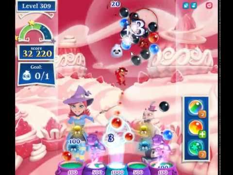 Video guide by skillgaming: Bubble Witch Saga 2 Level 309 #bubblewitchsaga
