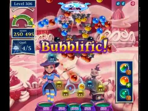 Video guide by skillgaming: Bubble Witch Saga 2 Level 306 #bubblewitchsaga
