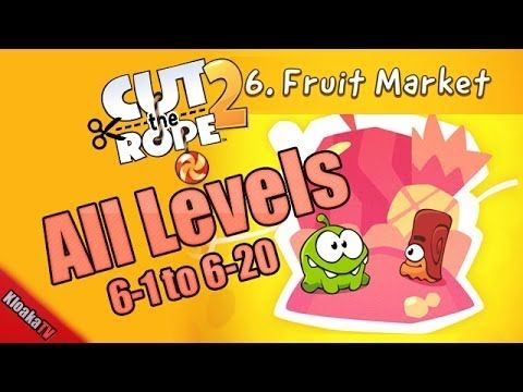 Video guide by KloakaTV: Cut the Rope 2 Level 6-1 to  #cuttherope