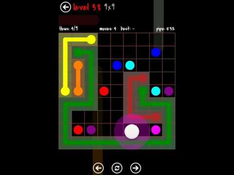 Video guide by TheDorsab3: Flow Free 9x9 level 38 #flowfree