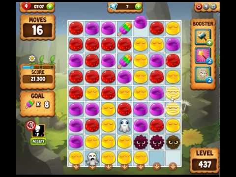 Video guide by skillgaming: Pudding Pop Mobile Level 437 #puddingpopmobile